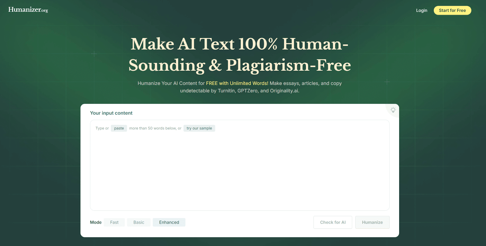 Humanizer.org - The Versatile Bypassing Tool